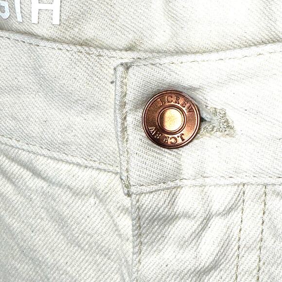 J. CREW Demi Bootcut Jeans Size‎ 30 Distressed Beach Cotton Coastal Nautical - Picture 4 of 13